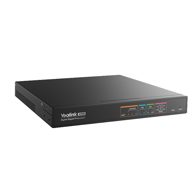 YEALINK (AP08) DANTE DIGITAL SIGNAL PROCESSOR,AP08(1),PSU,PHOENIX CONNECTOR,RACK MOUNT