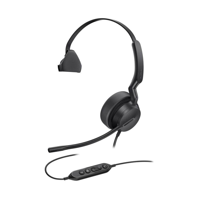 Yealink (UH42-Special Edition) - Wired Headset - Dual - MS Certified, Active Noise Cancelling, 3.5mm - USB C + A
