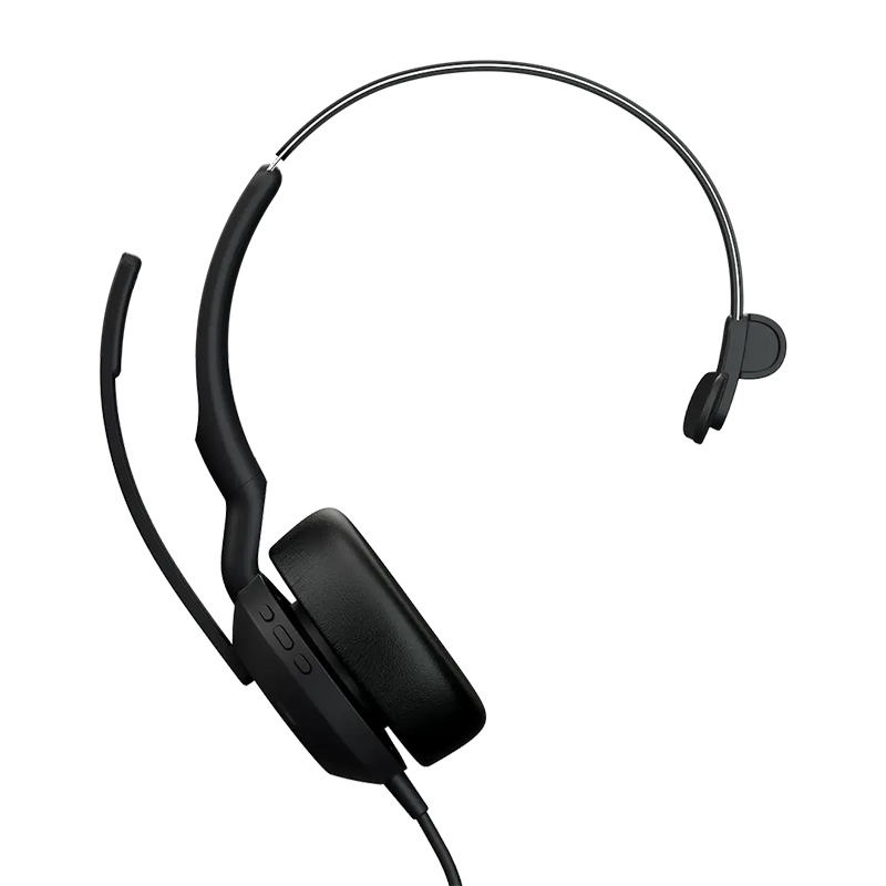 JABRA EVOLVE2 50 CORDED UC MONO ANC HEADSET, USB-C/A