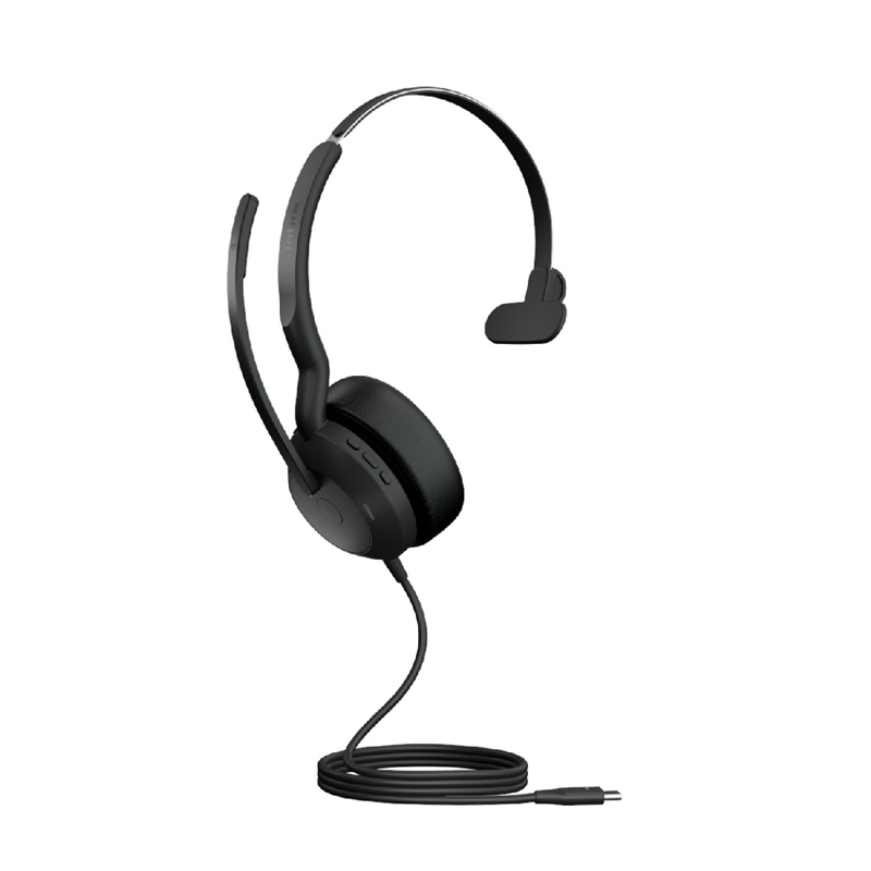 Jabra Evolve2 50 Corded UC Mono Anc Headset, USB-C 