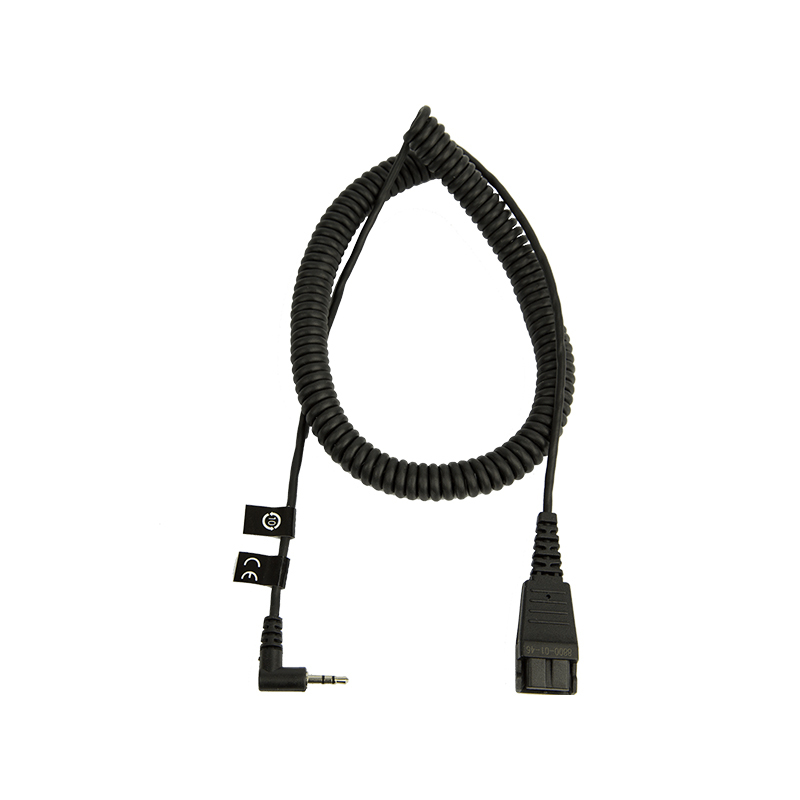 JABRA RJ11 TO QD CURLY CORD,2M