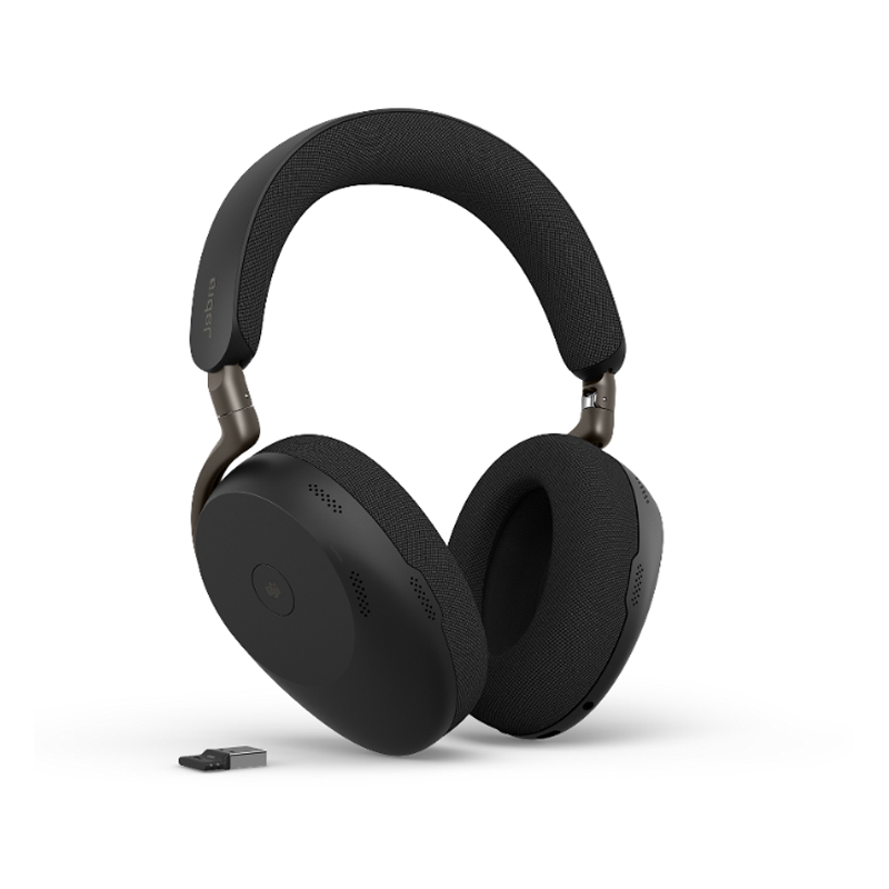 Jabra Wireless Evolve3 85 Headset - UC - Stereo - Bluetooth Active Noise Cancelling - Link390A - Black