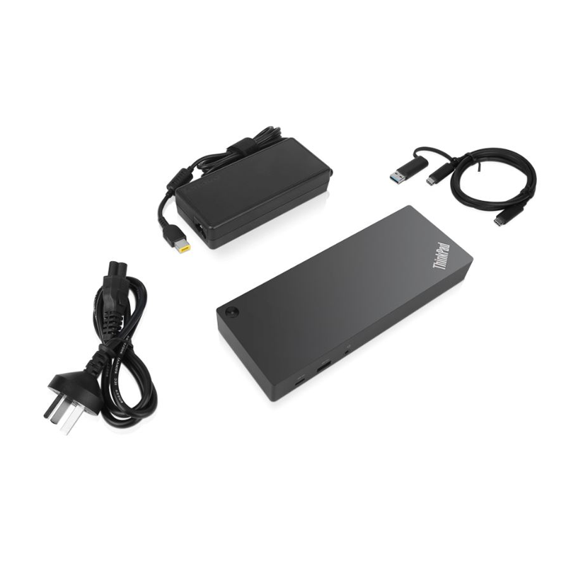 LENOVO THINKPAD HYBRID USB-C WITH USB-A DOCK DP(2), HDMI(2), LAN, USB-C(1), USB(5), 90W, 3