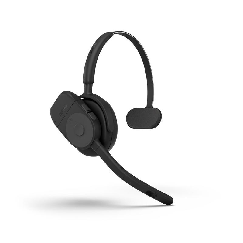 JABRA PERFORM 75 WIRELESS MONO BLUETOOTH HEADSET,PUSH TO TALK,HOT SWAPPABLE BATTERY,USB-C