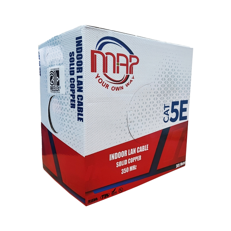 EVERSURE CAT 5E UTP CABLE 305M BOX (RED)