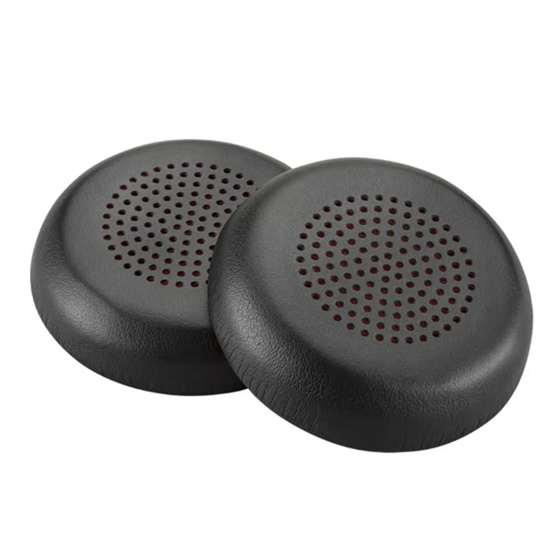 PLANTRONICS  SPARE EAR CUSHIONS, QTY 2, LEATHERETTE, BLACK FOCUS 2