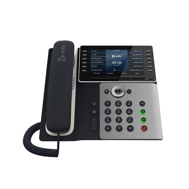 HP POLY EDGE E550 IP PHONE, NOISEBLOCK AI AND ACOUSTIC FENCE, USB-C, NO BLUETOOTH/WIFI