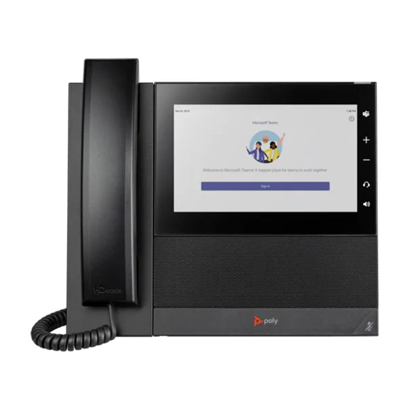 HP POLY CCX 600 MS TEAMS MEDIA PHONE + BONUS 1Y POLY SUPPORT