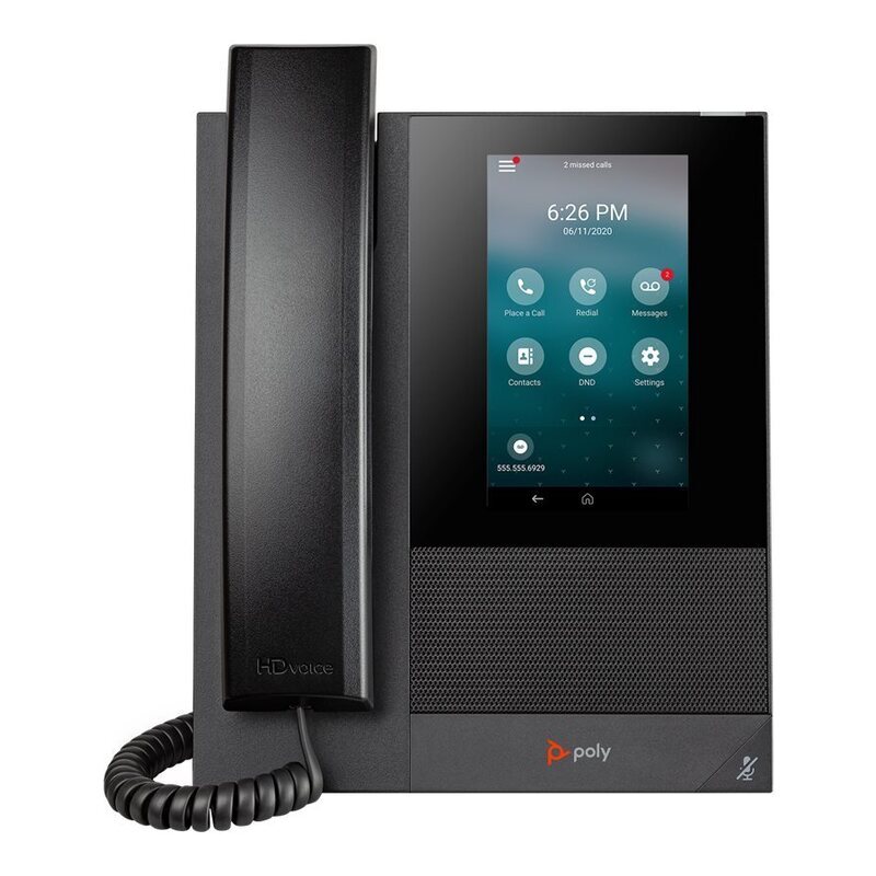 HP POLY CCX 400 BUSINESS MEDIAPOE PHONE WITH HANDSET, OPEN SIP