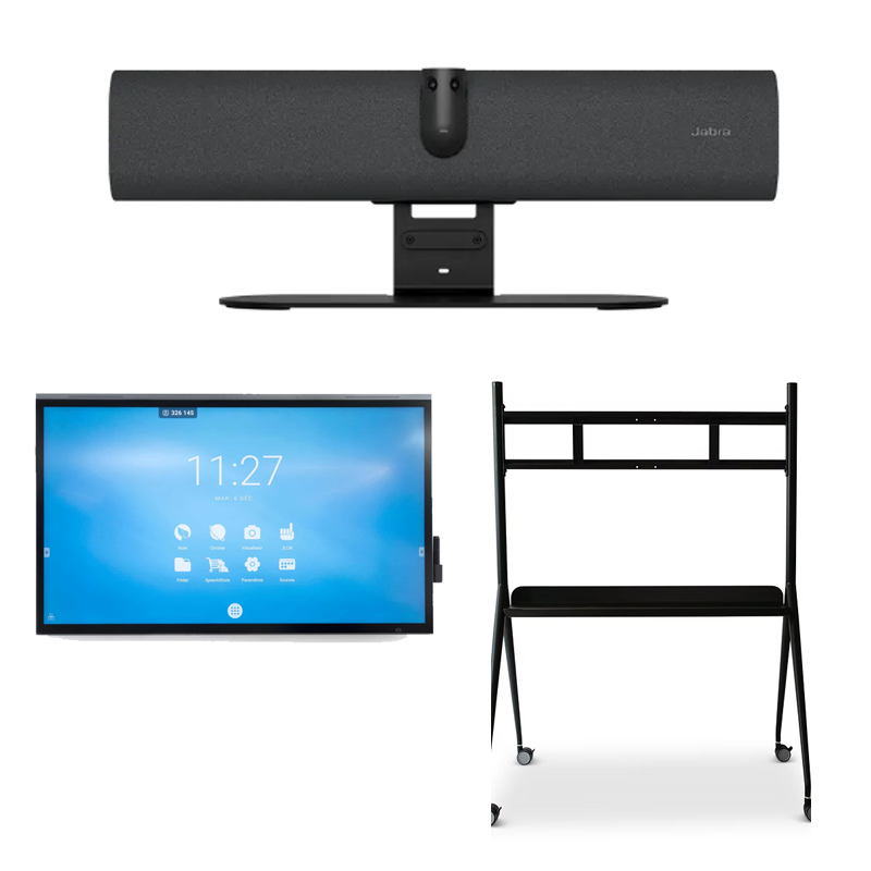 Jabra Mobile Medium Room - Jabra P50 VB + Smart 75" Interactive Display + Karter Elegance Stand