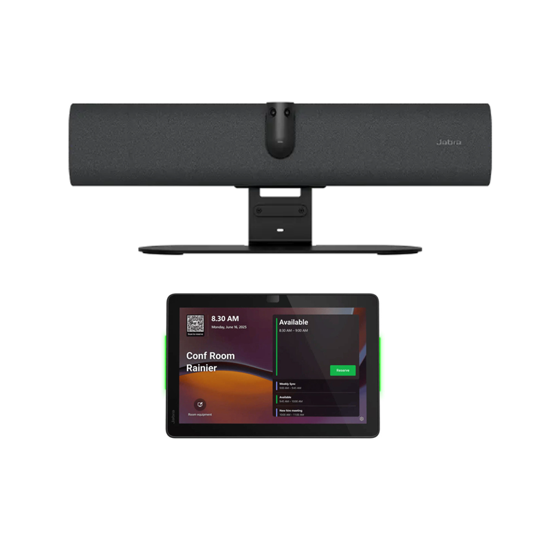 Jabra Small Room Kit - Jabra P40 Android Video Bar Only(1) + 10" Room Scheduler(1)