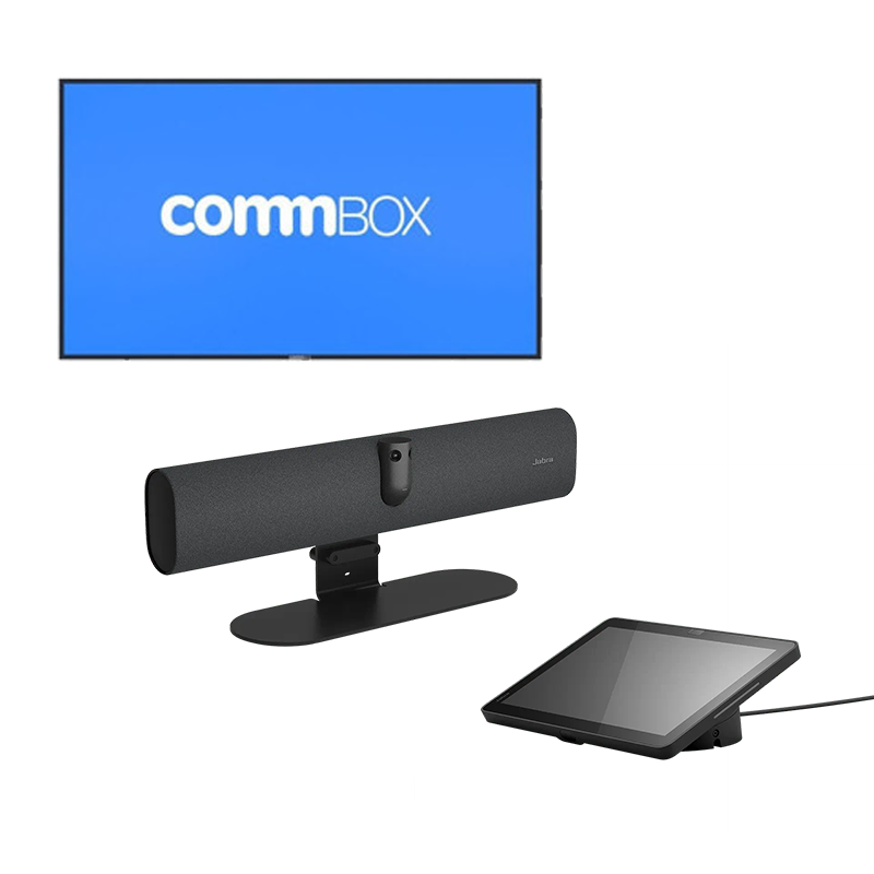 JABRA P40 XPRESS INSTALL-JABRA P40 VBS + COMMBOX 43" DISPLAY+ COMMBOX TABLETOP STAND BLACK