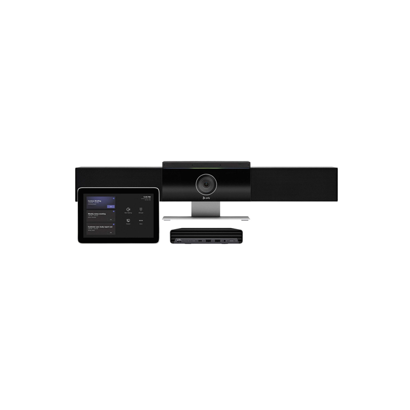 HP POLY MEDIUM ROOM - STUDIO X52 + COMMBOX 75" INTERACTIVE DISPLAY, TV WALL MOUNT INCLUDED