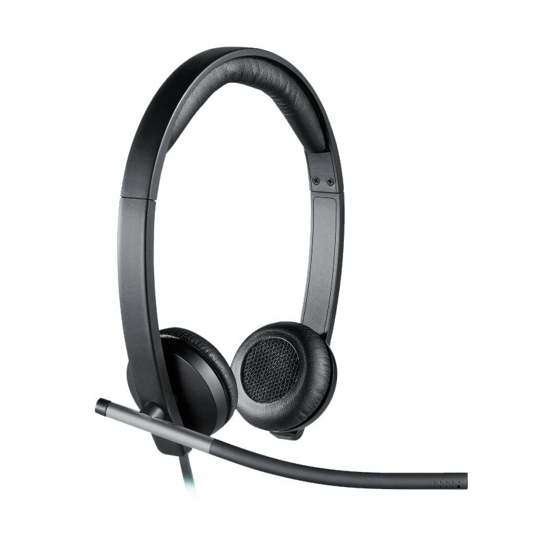 Logitech H650E Wired Headset - Stereo - USB - Active Noise Cancelling - 2yr Warranty