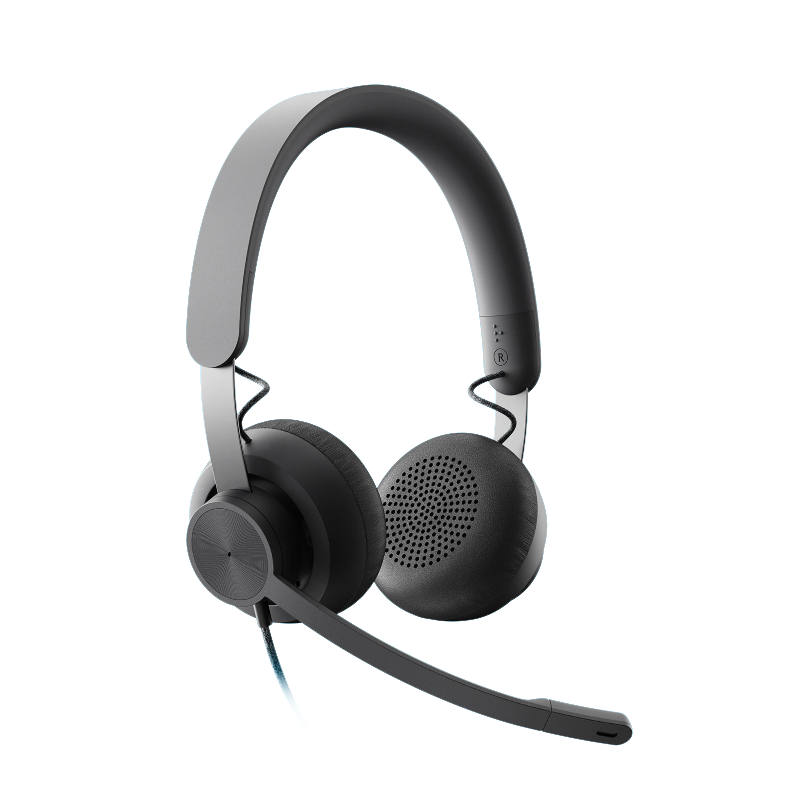 Logitech Zone Wired Headset - Stereo - UC - Active Noise Cancelling - USB C W/USB A Adapter - 2yr Warranty