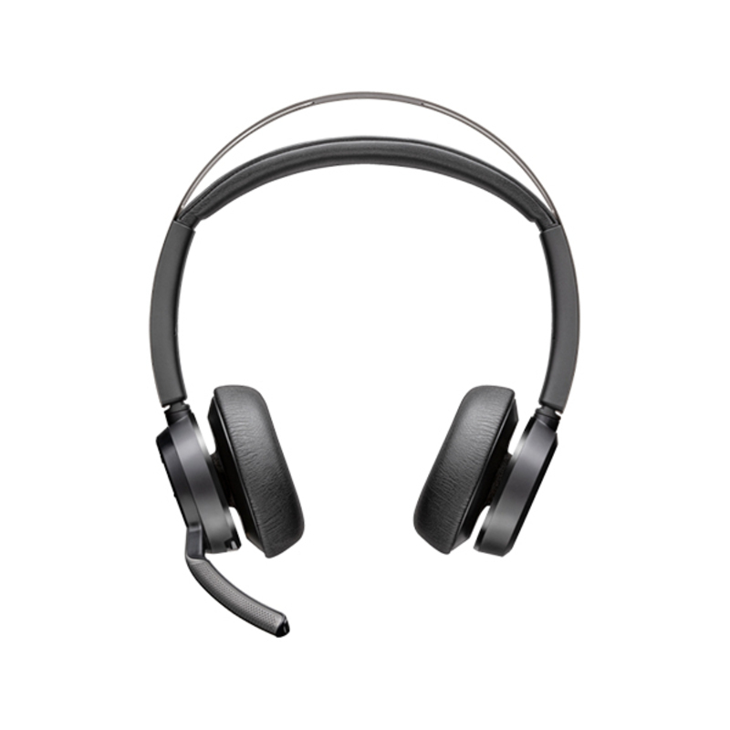 HP POLY VOYAGER FOCUS 2 UC STEREO HEADSET ANC BT700 USB-C DONGLE PC/MOB INCL USB-A ADAPTOR