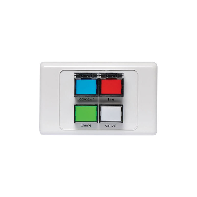 Lockdown / Fire / Chime / Cancel Remote Wall Plate