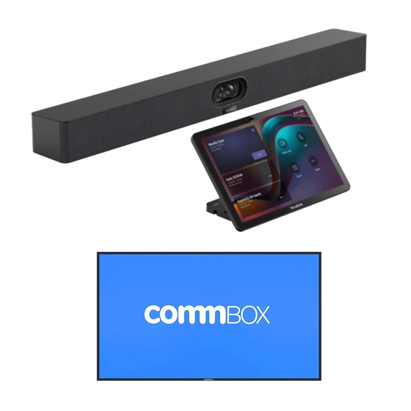 Yealink Express Install-Yealink A40-31 + CommBox 43" Display+ CommBox Tabletop Stand Black