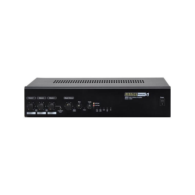 Phase5 40 Watt 100V Public Address Amplifier