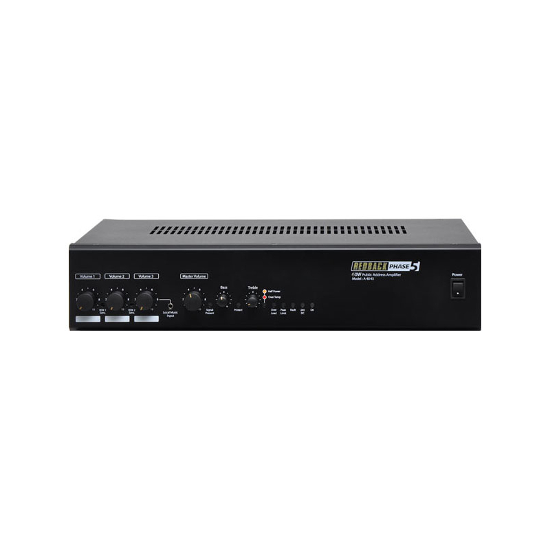 Phase5 60 Watt 100V Public Address Amplifier