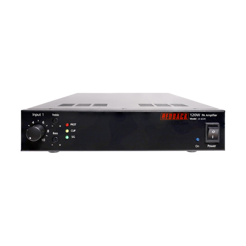 Redback 120W Public Address (PA) Zone Amplifier