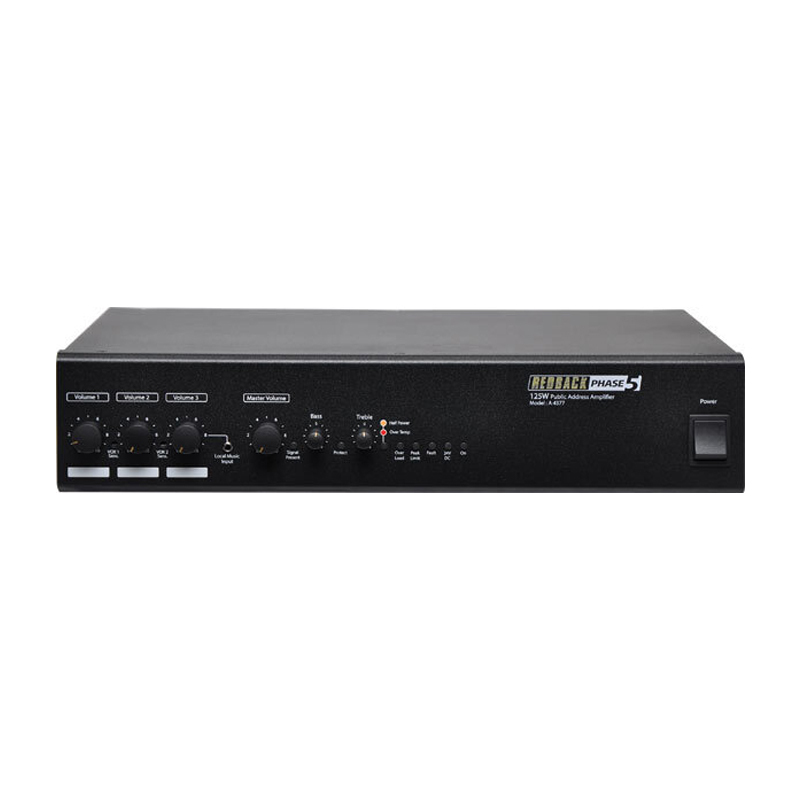 Public Address Amplifier (PA) 125W 4 Input
