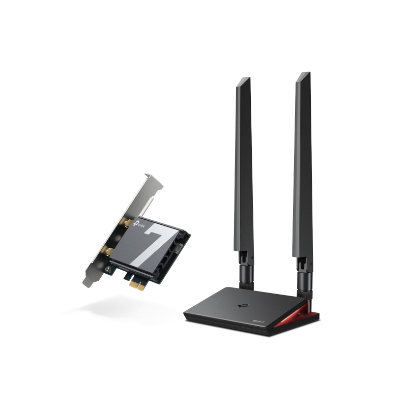TP-LINK ARCHER BE9300 BLUETOOTH 5.4 WI-FI 7 TRI-BAND PCIE ADAPTER, 3YR