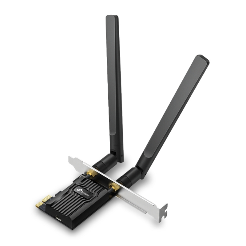 TP-LINK ARCHER TX10E AX900 WIFI 6 BLUETOOTH 5.3 PCIe ADAPTER, MU-MIMO, OFDMA, WPA3, 3YR