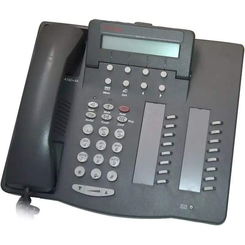 AVAYA 6416D+M DIGITAL PHONE (GREY) - REFURBISHED