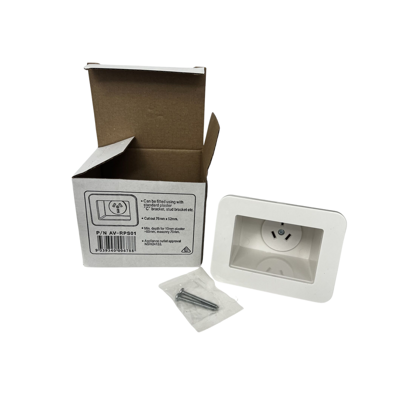 Recessed 240V Power outlet
