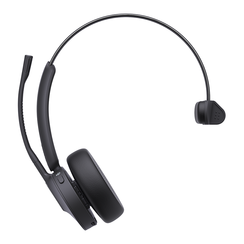 YEALINK WIRELESS (BH70) UC MONO BLUETOOTH HEADSET BT51 DONGLE, BLACK, USB-C/A