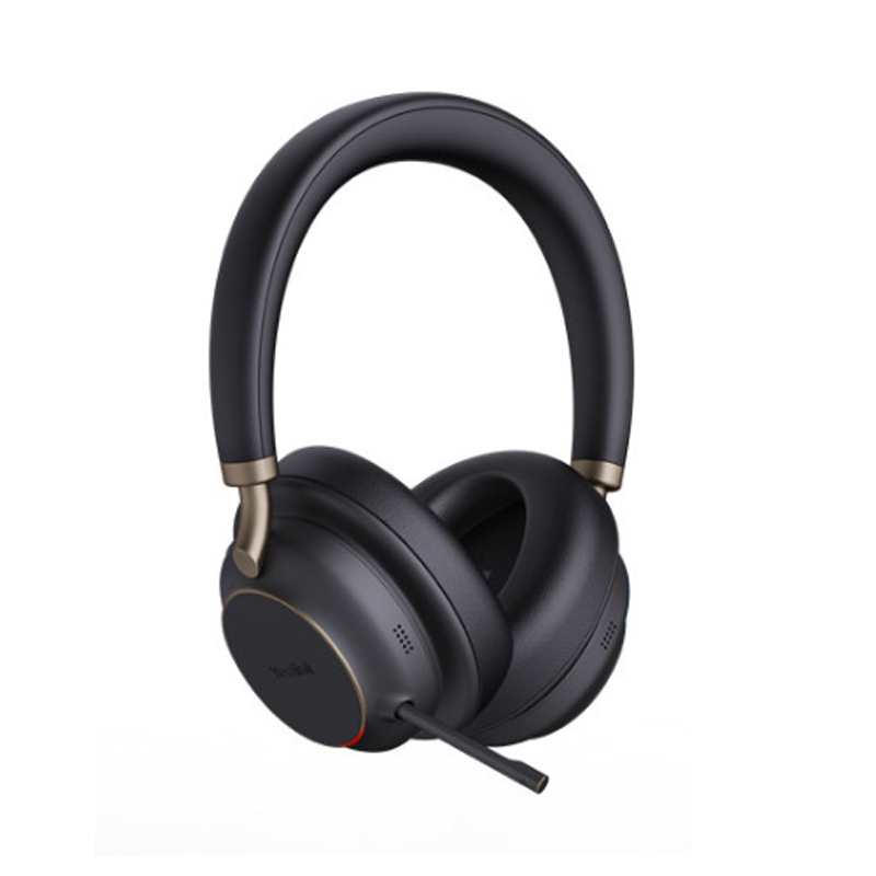 YEALINK WIRELESS (BH76 PLUS) MS ANC STEREO HEADSET, BLACK, USB-C NATIVE, C TO A DONGLE