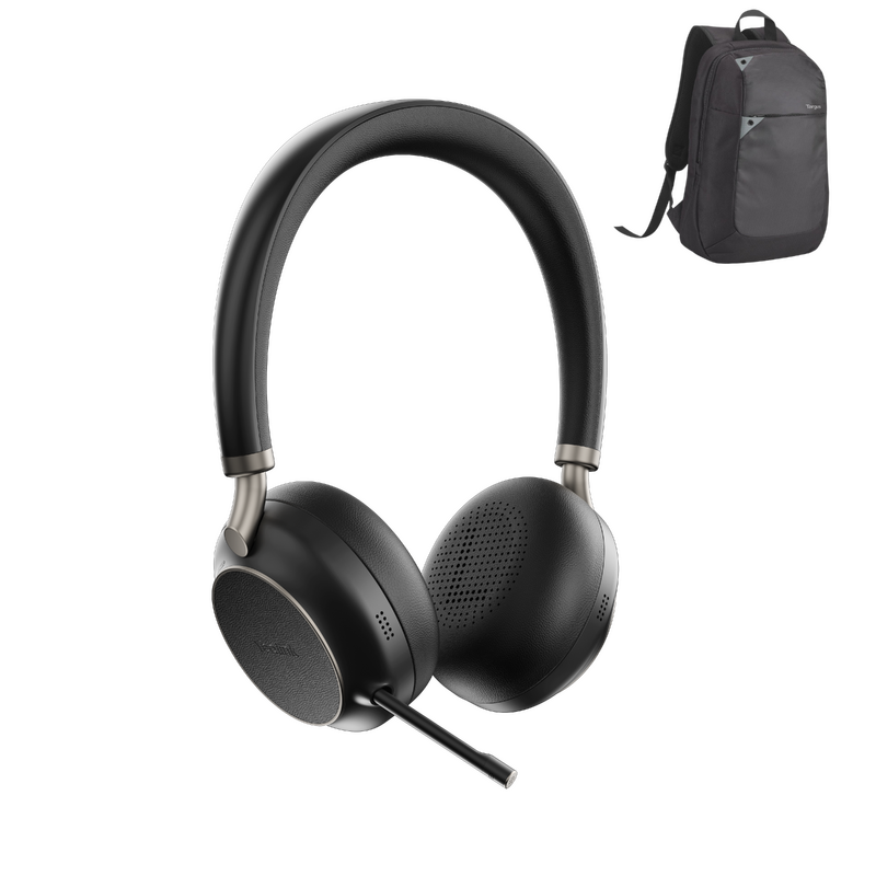 BH76 TEAMS STEREO ANC HEADSET USB-A, BONUS TARGUS LAPTOP BACKPACK