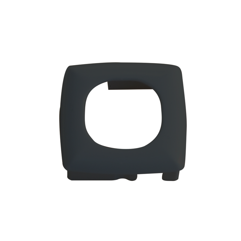 Workstation Bezel suit 1.5mm thick panel (AMDEX/Clipsal style) Black