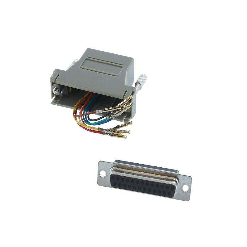 Female DB25 to RJ45 Adaptor
