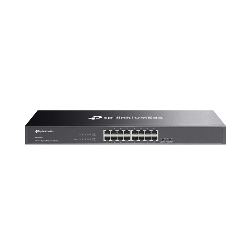 TP-LINK OMADA 16-PORT UNMANAGED RACK SWITCH, GbE(16), STEEL CASE, 5Y