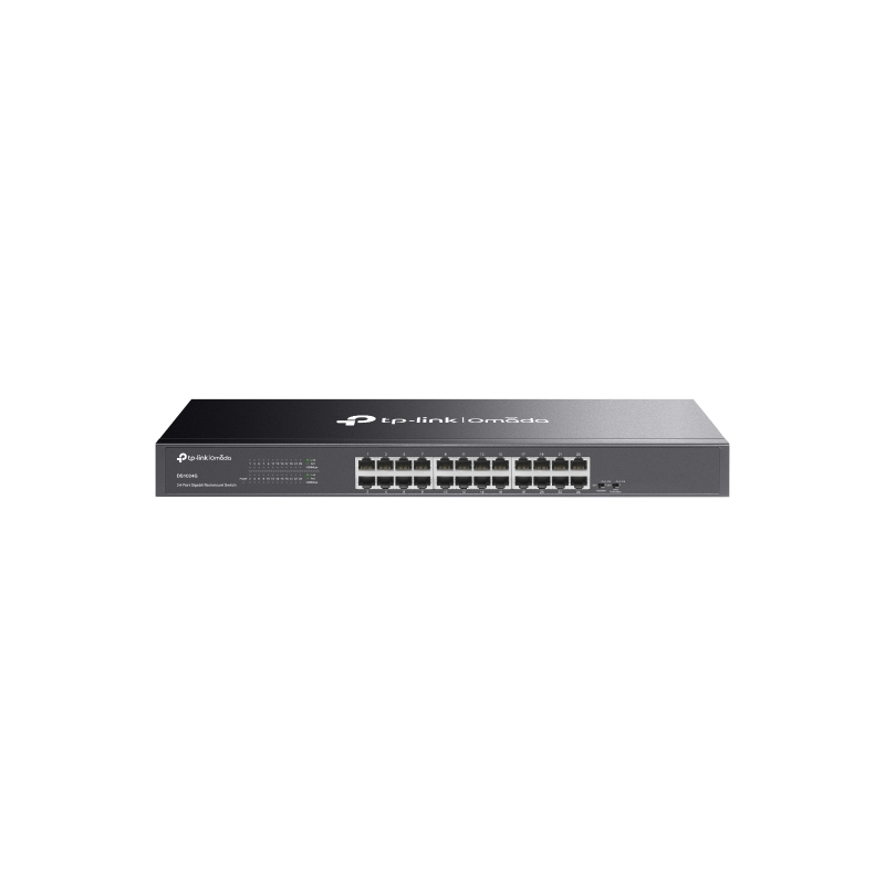 TP-LINK OMADA 24-PORT UNMANAGED RACK SWITCH, GbE(24), STEEL CASE, 5Y