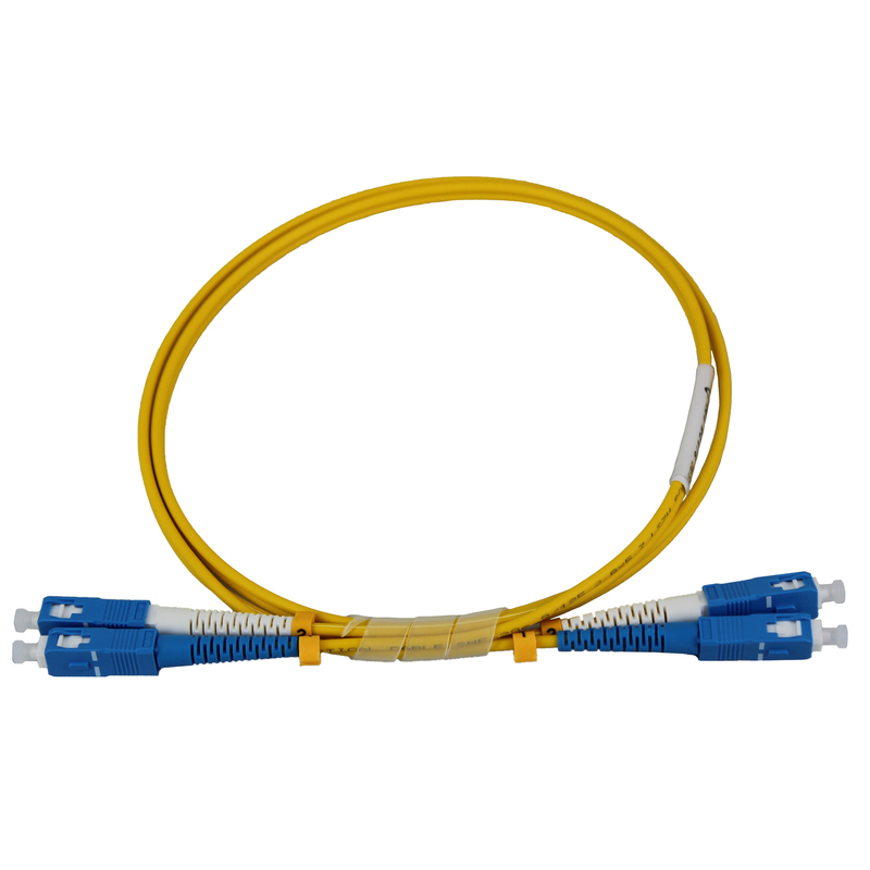 SC-SC OS2 DX Single Mode Fibre Patch Lead - 10m