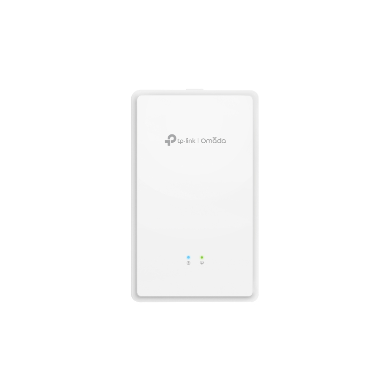 TP-LINK OMADA AX1800 WI-FI 6 GPON WALL PLATE ACCESS POINT, GPON(1), FXS(1), GbE(2), 5YR
