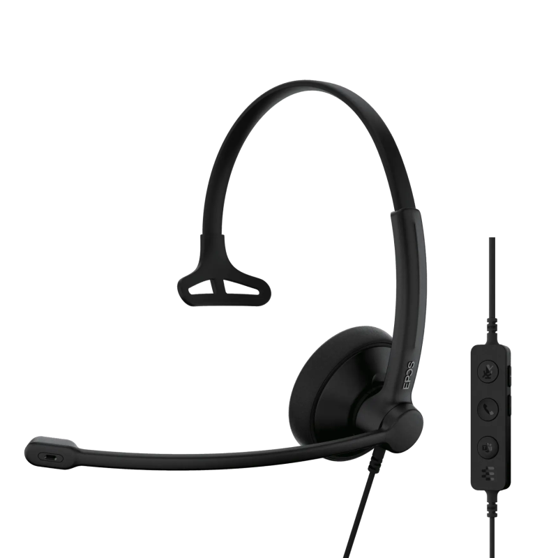 EPOS IMPACT 100 Wired Headset - Mono - MS - USB C+A  