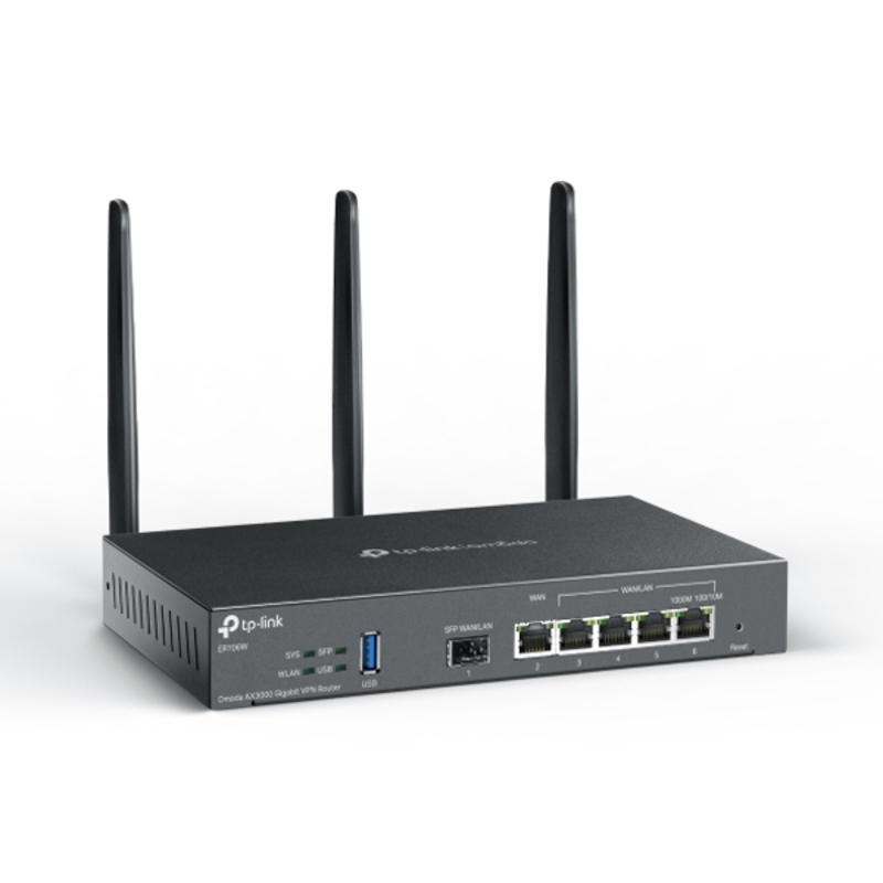 TP-LINK OMADA VPN ROUTER, GbE(4), WAN, GbE/WAN(6), 5YR WTY