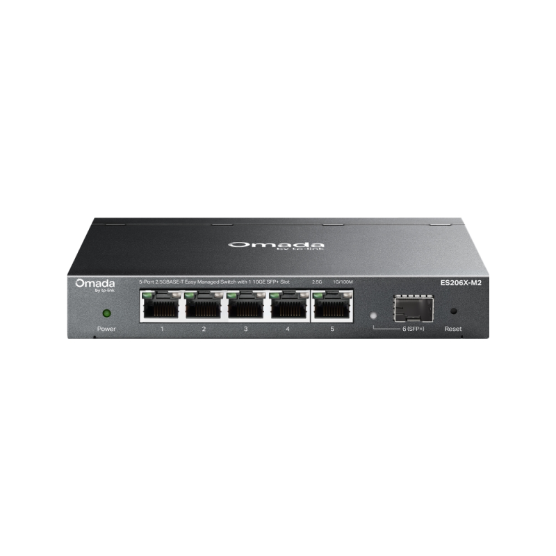 TP-LINK OMADA 5-PORT EASY MANAGED 2.5G SWITCH, 2.5G(5), 10G SPF+(1), 5YR