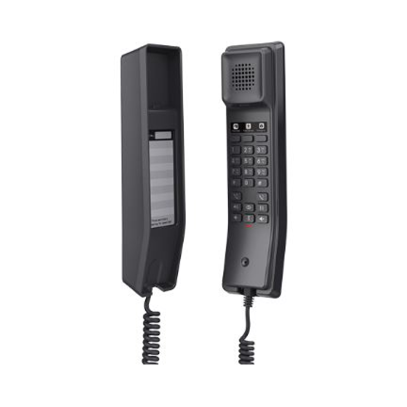 Grandstream GHP611W Compact Hotel Phone w/ Built-in WIFI - Black