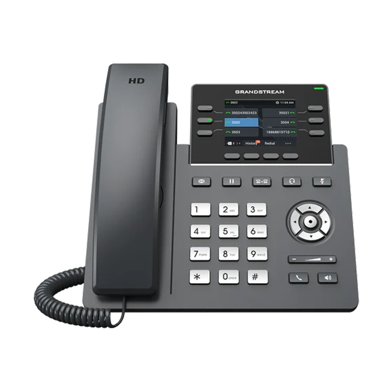 Grandstream GRP2613W 6 Lines 6 SIP Accounts 2.8 Screen POE GIGE Color WI-FI