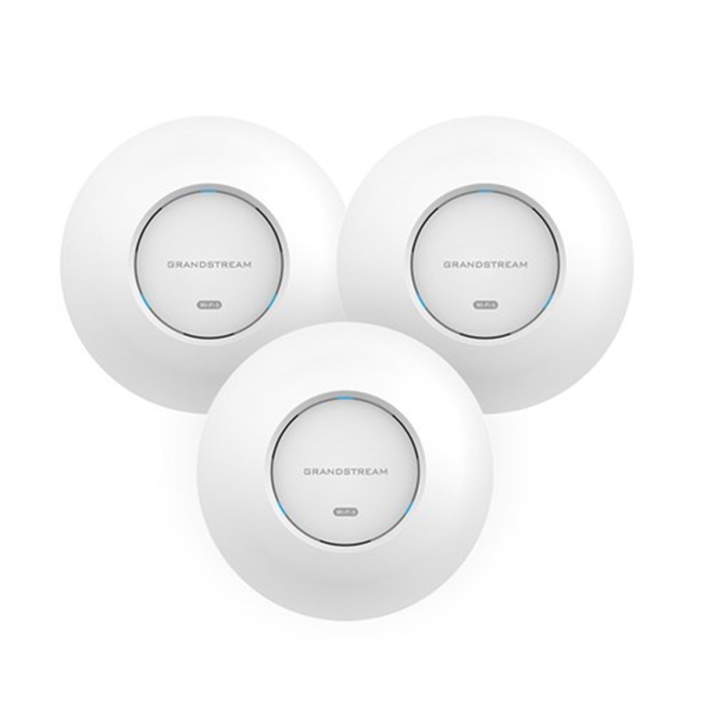 Grandstream GWN7664E-3PACK 4X4 802.11AX WI-FI 6 AP AX6000 2 X 2.5 GBE Ports HE160 Kits