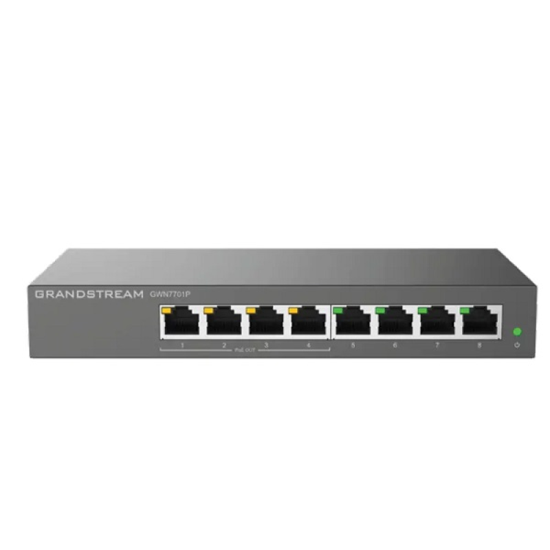 Grandstream GWN7701P Unmanaged Network Switch 8 X GIGE 4 X POE