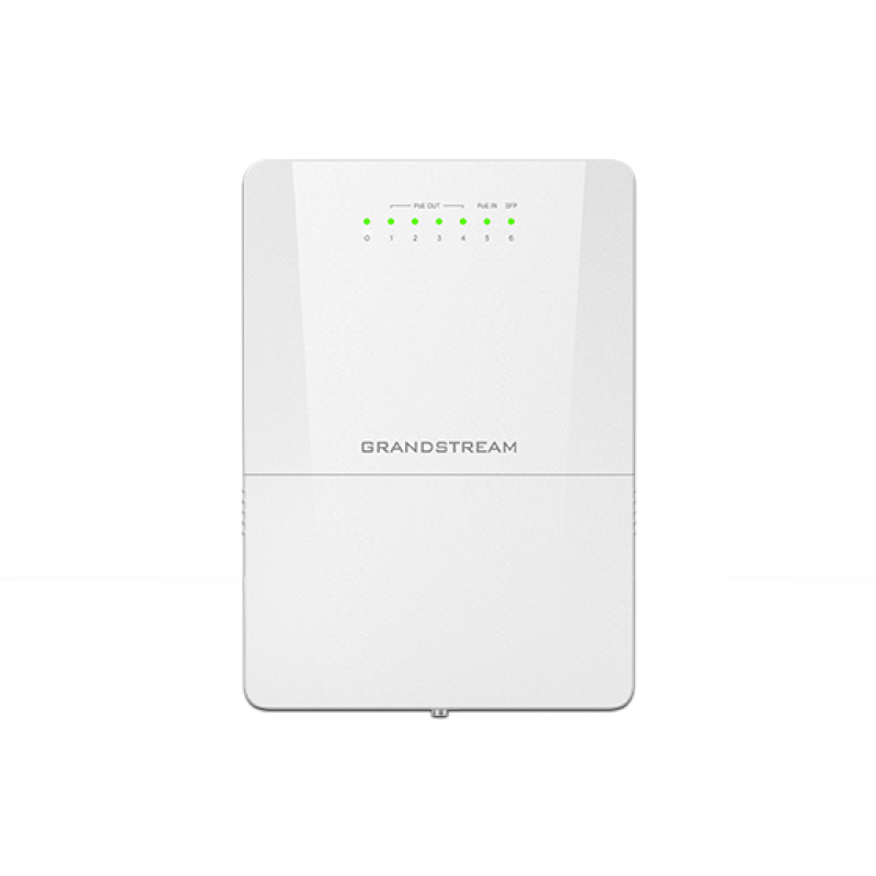 Grandstream GWN7710R Waterproof Managed Switch 5 X POE 1 X SFP POE Output AC/DC Powered