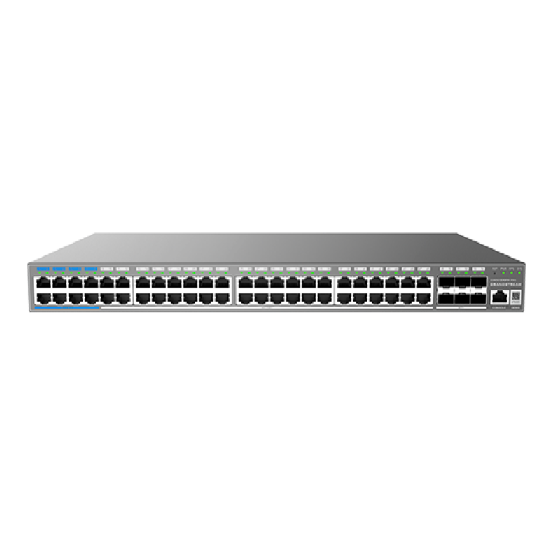 Grandstream GWN7806PHPRO Enterprise Layer 2 Managed POE Network Switch 48 X GIGE 6 X SFP 800 Watt POE