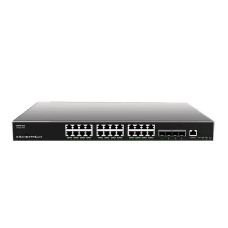 Grandstream GWN7813 Enterprise Layer 3 Managed Network Switch 24 X GIGE 4 X SFP
