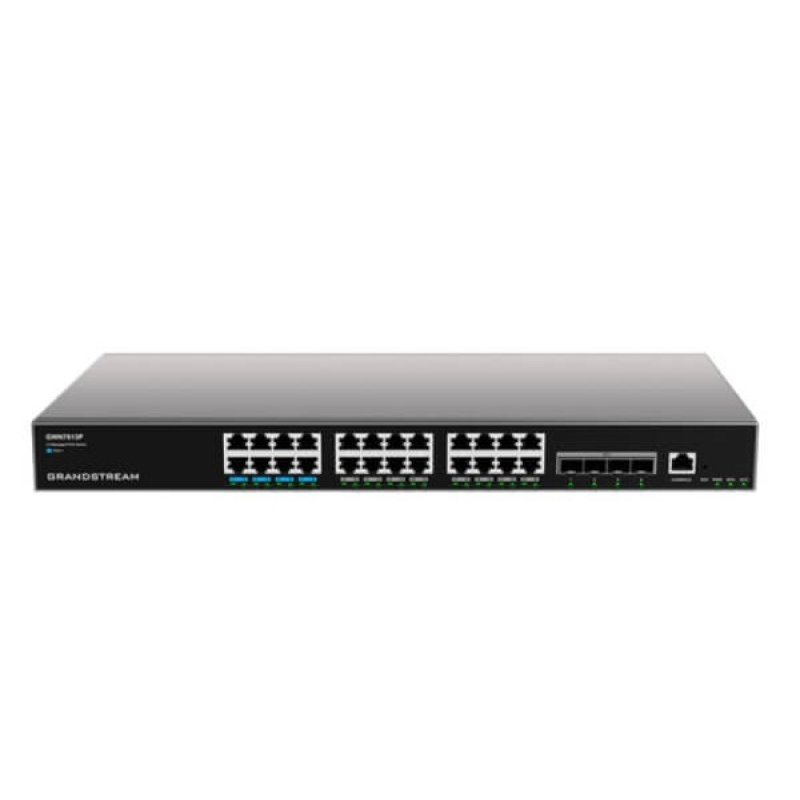 Grandstream GWN7813P Enterprise Layer 3 Managed POE Network Switch 24 X GIGE 4 X SFP